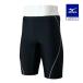  Mizuno официальный aqua фитнес для половина леггинсы цельный cup есть черный × серый мужской 