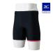  Mizuno официальный aqua фитнес для половина леггинсы цельный cup есть черный x коралл мужской 