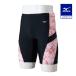  Mizuno официальный aqua фитнес для половина леггинсы цельный cup есть черный × корнус флорида розовый мужской 