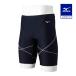  Mizuno официальный Stroke ONE/ долговечный плавание фитнес для половина леггинсы черный x коралл розовый мужской 