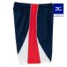  Mizuno официальный тренировка Cross шорты унисекс платье темно-синий × коричневый i потребности красный 
