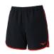  Mizuno официальный шорты водоотталкивающий черный × true red унисекс 
