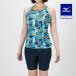  Mizuno официальный aqua фитнес для separe-tsu кромка резина бирюзовый женский 