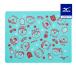  Mizuno official . water towel 34×44cm green 