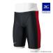  Mizuno официальный .. для половина леггинсы детский бюстгальтер k× красный × уголь клиренс 