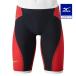  Mizuno официальный .. для GX*SONIC 6 ET половина леггинсы мужской черный × красный .. купальный костюм 