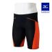  Mizuno официальный GX*SONIC LITE.. для половина леггинсы черный × orange мужской 