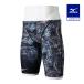  Mizuno официальный .. тренировка для половина леггинсы черный × мульти- мужской 