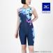  Mizuno официальный .. для TERAKAWA AYA COLLECTION половина костюм тормозные колодки z задний женский темно-синий × голубой клиренс 