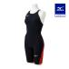  Mizuno официальный GX*SONIC LITE.. для половина костюм черный × красный женский 