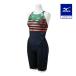  Mizuno официальный ST Graphic/ водоотталкивающий .. для половина костюм тормозные колодки z задний черный × зеленый женский 
