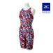  Mizuno официальный ST Graphic/ водоотталкивающий .. для половина костюм тормозные колодки z задний черный × красный женский 