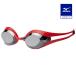  Mizuno официальный GX-SONIC EYE плавание защитные очки non подушка модель унисекс свет затонированный × серебряный зеркало × красный 
