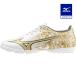  Mizuno официальный Mizuno Alpha SELECT AS футбол / футбол унисекс белый × Gold × черный клиренс 