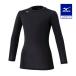  Mizuno официальный dry внутренний рубашка черный Junior 