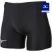  Mizuno официальный рейсинг трико Short / легкая атлетика унисекс черный × серебряный 