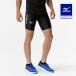  Mizuno официальный MC линия трико половина / легкая атлетика мужской черный × черный 