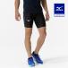  Mizuno официальный MC линия трико половина / легкая атлетика мужской черный × голубой 