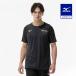  Mizuno официальный N-XTp Ractis рубашка короткий рукав волейбол черный x Gold унисекс 