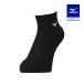  Mizuno официальный bare-2 пара комплект носки Short унисекс черный × белый 