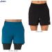 * почтовая доставка соответствует товар *ASICS( Asics ) мульти- карман 5 дюймовый шорты (2011D100) бег Ran хлеб короткий хлеб мужской 