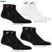 * почтовая доставка соответствует товар *ASICS( Asics ) рукоятка короткие носки 12(3053A162) спорт тренировка фитнес бег jo серебристый g носки общий 