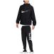 NIKE( Nike )Dri-FITf- dead жакет брюки верх и низ в комплекте (HJ3072/HJ3070) тренировка Zip выше Parker выставить капот есть мужской 