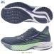 MIZUNO( Mizuno )WAVE RIDER 28ue-b rider 28(J1GD2403) бег обувь jo серебристый g марафон спорт тренировка 2E соответствует женский 