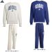 [2XL/ голубой только ]adidas( Adidas ) Crew тренировочный брюки верх и низ в комплекте (JVI38/JYE38) спорт тренировка длинный рукав выставить мужской 