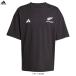 * почтовая доставка соответствует товар *adidas( Adidas ) все черный s презентация футболка (JVP45)ALL BLACKS регби короткий рукав Large размер мужской 