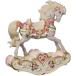 ɤ 르 The San Francisco Music Box Company Hearts and Roses Musical Rocking Horse