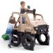 եȥå 饤ޡ ץ쥤å Step2 Safari Truck Climber | Large Outdoor Kids Climber Playset, Brown