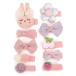 BIANHUAN baby hair clip baby hairpin ribbon girl child flower simple stylish lovely hair accessory front .k