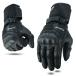 JAUNTY Motorcycle Gloves Summer Leather Motorbike Racing Gloves, Touch Screen Motorcycle Protective Gloves, Mountain Bike Perforated Breathable Biker