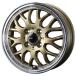  BRIDGESTONE NEWNO 165/50R15 73V GYRAFT 9M GOLD/RIMPOLISH 15 4.5J+45 4H-100  4