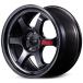 �z�C�[���P�i 1�{ 18�C���` 8.5J+45 5H-100 MID RACING R06 �N���X�^���u���b�N