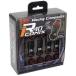 KYO-EI KicS Racing Composite R40 iCONIX ���b�N�i�b�g �u���b�N/�L���b�v�t�� �u���b�N ������ 20�� M12 x P1.25 �i��RIF-13KK