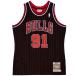 NBA Деннис * удилище man Chicago *bruz форма NBA переиздание подлинный (1995-96) Mitchell &amp; Ness load черный 
