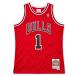 NBAtelik* rose Chicago *bruz форма переиздание swing man Jersey 08-09 season модель Mitchell &nes/Mitchell &amp; Ness красный 