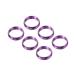 PATIKIL darts shaft ring aluminium darts O-ring accessory plastic and, nylon shaft for 6 piece purple 