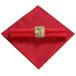 YiyiLaija card table napkin hotel restaurant napkin ring none red 4 pieces set 