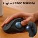 ���W�N�[�� ERGO M575SPd �u���b�N Logicool M575S ���j���[�A�� ���C�����X�}�E�X �g���b�N�{�[�� �É� Bluetooth ���� �p�\�R�� ���Ӌ@�� �f�X�N���[�N