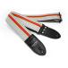 Couch Guitar Straps/Vinyl Racer X Guitar Strap White with Orange�y�݌ɂ���z