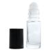  прозрачный стекло бутылка * roll on * чёрный колпак [5ml]|1 шт прозрачный заполняющий контейнер пульверизатор ручная работа cosme рука ... косметика ногти 