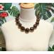 ( почтовая доставка бесплатная доставка )kki орехи Ray * короткое колье / Brown 