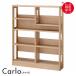  domestic production final product aruda- natural wood use b crack side rack tabletop enhancing thin type child bookcase shelf stylish wooden width 100cm Carlo(karuro) rack 100. rice field woodworking place 