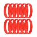CCINEE команда разделение . компания. доказательство тоже силикон напульсник ( большой )12 шт. комплект ( красный )