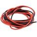 Boladge чистый силикон провод 24AWG электрический кабель аккумулятор кабель . металлизированный медь линия 24 мера RC радиоконтроллер кабель Lead ( черным 1 метров . красный .