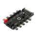 SinLoon кейс вентилятор 1-10 way SATA / IDE охлаждающий вентилятор Hub 4pin 12V вентилятор скорость управление ma/PWM соединительный кабель CPU