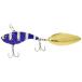  Major craft искусственная приманка металлический крючок jig pala вращение 30g #24 Zebra лиловый JPSPIN-30g
